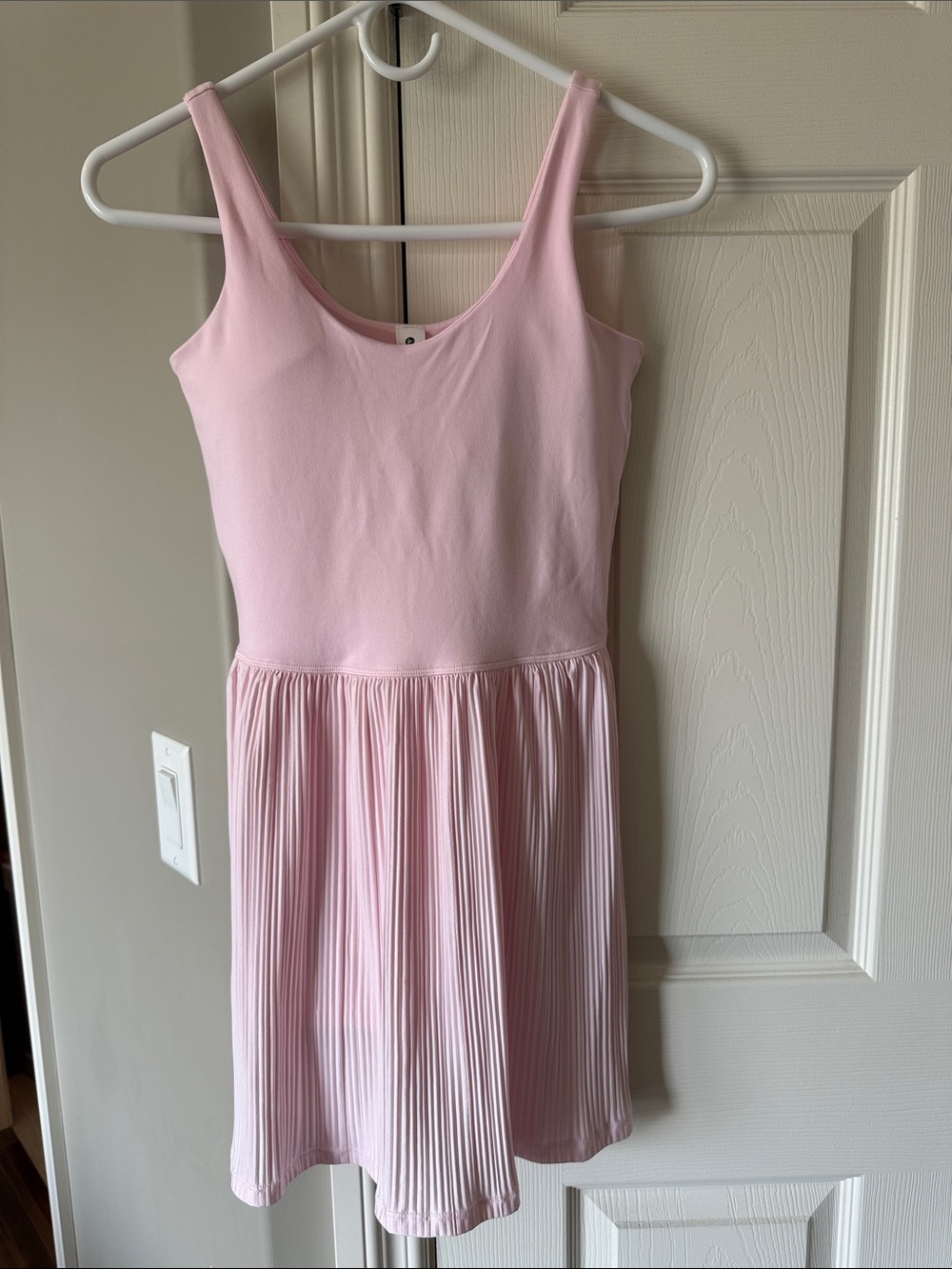 Reflex 90 Degree Light Pink Athletic Dress